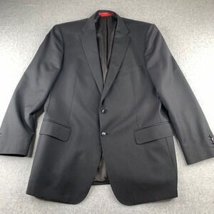 Tino Cosma Blazer Mens‎ Charcoal Black Micro Diamond Weave Sport Coat Italy